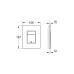 Панель смыва для унитаза Grohe 38732GL0 Skate Cosmopolitan холодный рассвет глянец (для Rapid SL и Uniset)