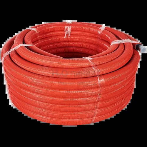 Труба STOUT 32х4,4 (бухта 50 метров) PEX-a из сшитого полиэтилена с кислородным слоем, серая в теплоизоляции (красная)