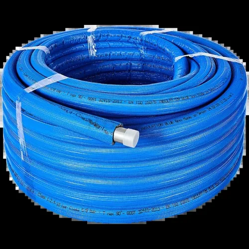 Труба STOUT 32х4,4 (бухта 50 метров) PEX-a из сшитого полиэтилена с кислородным слоем, серая в теплоизоляции (синяя)