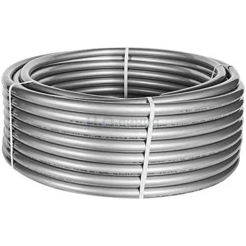 Труба стабильная STOUT 32х4,7 (бухта 50 метров) PE-Xa/Al/PE-RT, серая