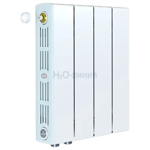 Радиатор биметаллический RIFAR SUPReMO VENTIL 350 х 4 секций нижнее левое подключение, R-SU-350-04-VL