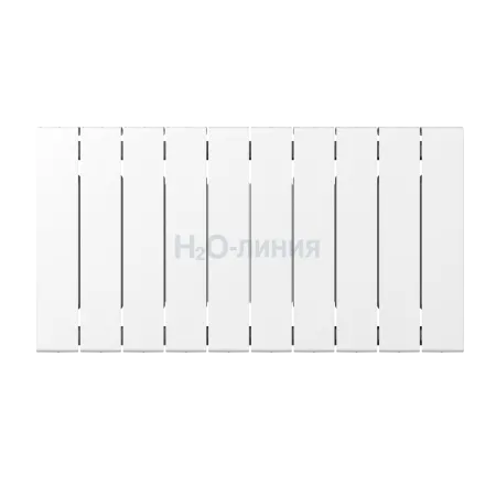 Радиатор биметаллический RIFAR SUPReMO 350 х 10 секций боковое подключение, R-SU-350-10