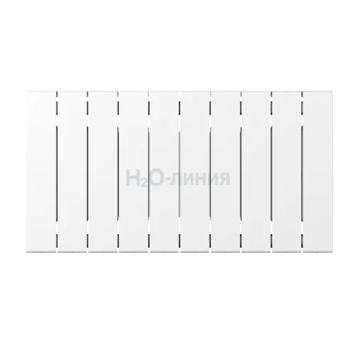 Радиатор биметаллический RIFAR SUPReMO 350 х 10 секций боковое подключение, R-SU-350-10
