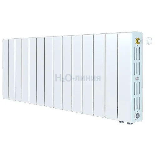 Радиатор биметаллический RIFAR SUPReMO VENTIL 350 х 14 секций нижнее правое подключение, R-SU-350-14-VR