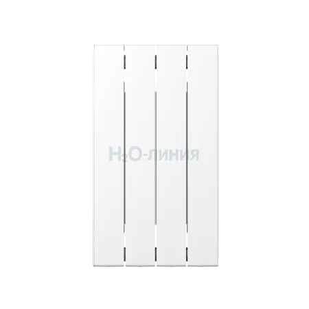 Радиатор биметаллический RIFAR SUPReMO 500 х 4 секций боковое подключение, R-SU-500-04