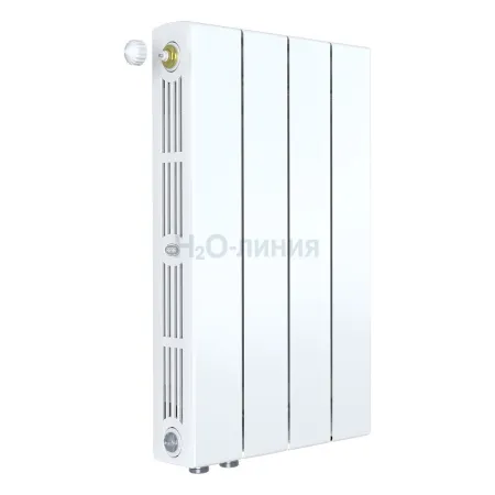 Радиатор биметаллический RIFAR SUPReMO VENTIL 500 х 4 секций нижнее левое подключение, R-SU-500-04-VL