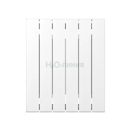 Радиатор биметаллический RIFAR SUPReMO 500 х 6 секций боковое подключение, R-SU-500-06