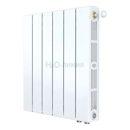 Радиатор биметаллический RIFAR SUPReMO VENTIL 500 х 6 секций нижнее правое подключение, R-SU-500-06-VR