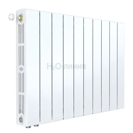 Радиатор биметаллический RIFAR SUPReMO VENTIL 500 х 10 секций нижнее левое подключение, R-SU-500-10-VL