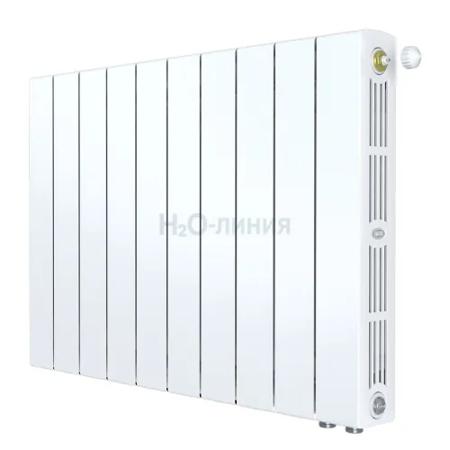 Радиатор биметаллический RIFAR SUPReMO VENTIL 500 х 10 секций нижнее правое подключение, R-SU-500-10-VR