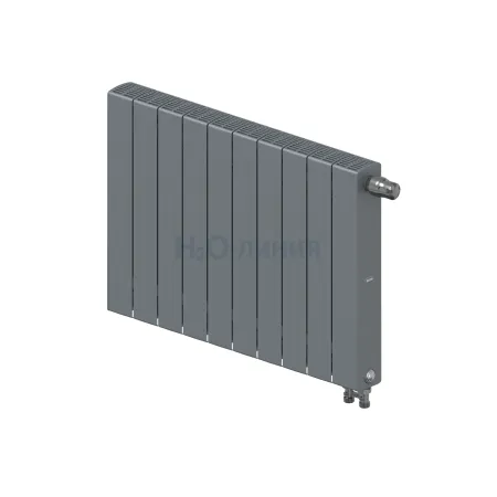 Радиатор биметаллический RIFAR SUPReMO VENTIL 500 х 10 секций ТИТАН нижнее правое подключение, R-SU-500-10-VR-TI