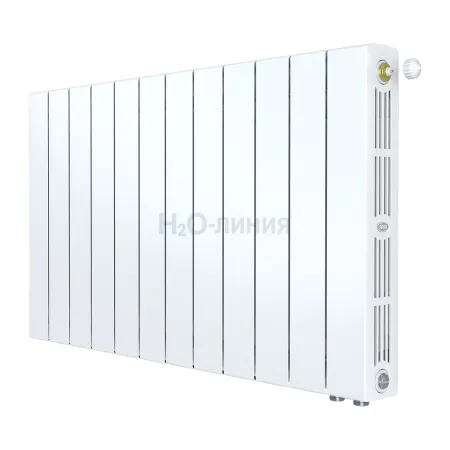 Радиатор биметаллический RIFAR SUPReMO VENTIL 500 х 12 секций нижнее правое подключение, R-SU-500-12-VR