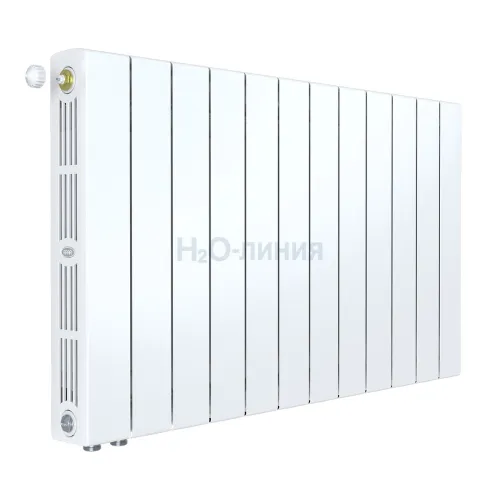 Радиатор биметаллический RIFAR SUPReMO VENTIL 500 х 14 секций нижнее левое подключение, R-SU-500-14-VL