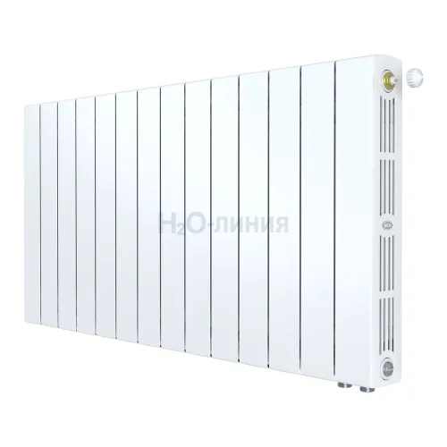 Радиатор биметаллический RIFAR SUPReMO VENTIL 500 х 14 секций нижнее правое подключение, R-SU-500-14-VR