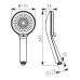 SH-044 Душевая лейка KAISER массажная, 4-х режимная