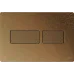 TECE TECEsolid Стальная панель смыва для унитаза с текстурированной поверхностью для системы двойного смыва бронза с текстурой ромбы 9240435