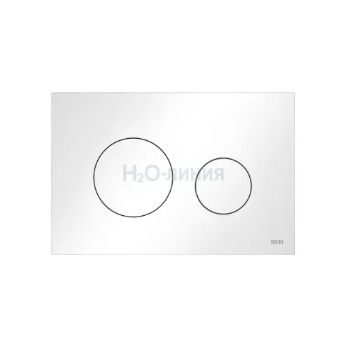 TECE TECEloop 2.0 Панель смыва с двумя клавишами пластиковая для унитаза белый глянцевый 9240920