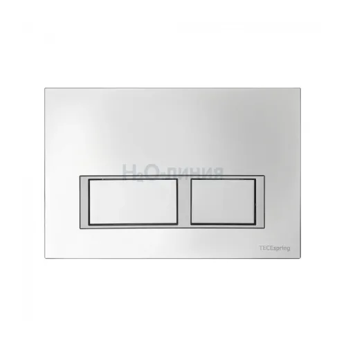 TECE TECEspring V Панель смыва с прямоугольными кнопками хром глянцевый 9940201