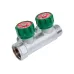 Коллектор FAR FK 3821 3412 регулирующий проходной ВР-НР 3/4"х1/2" с 2 отводами