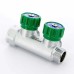 Коллектор FAR FK 3821 3412 регулирующий проходной ВР-НР 3/4"х1/2" с 2 отводами