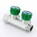 Коллектор FAR FK 3821 3412 регулирующий проходной ВР-НР 3/4"х1/2" с 2 отводами