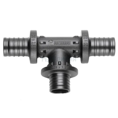 Тройник REHAU с уменьшенным боковым проходом 25-16-25 PX , PPSU, 11600621001