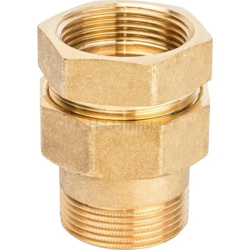 Разъемное соединение STOUT американка ВН 1 1/4 уплотнение под гайкой по плоскости