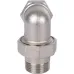 Разъемное угловое соединение STOUT американка ВН 1 уплотнение под гайкой o-ring кольцо, никелированное