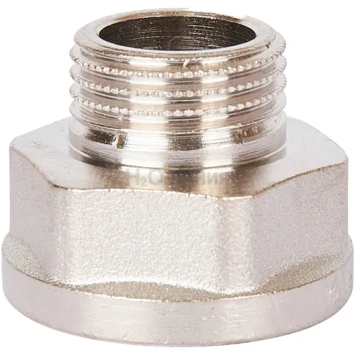 Переходник STOUT под ключ ВН никелированный 3/4 x1/2