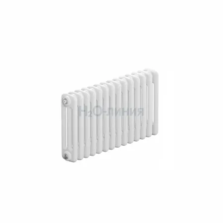Стальной трубчатый радиатор отопления RIFAR TUBOG VENTIL 3037 14 секций БЕЛЫЙ нижнее одностороннее подключение, TUB 3037-14-DV1