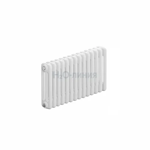 Стальной трубчатый радиатор отопления RIFAR TUBOG VENTIL 3037 14 секций БЕЛЫЙ нижнее одностороннее подключение, TUB 3037-14-DV1
