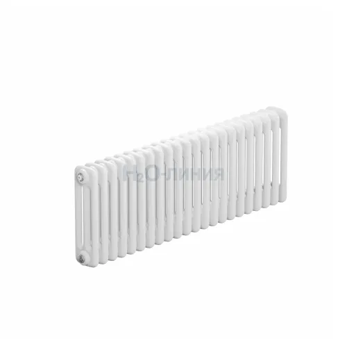 Стальной трубчатый радиатор отопления RIFAR TUBOG VENTIL 3037 22 секции БЕЛЫЙ нижнее одностороннее подключение, TUB 3037-22-DV1