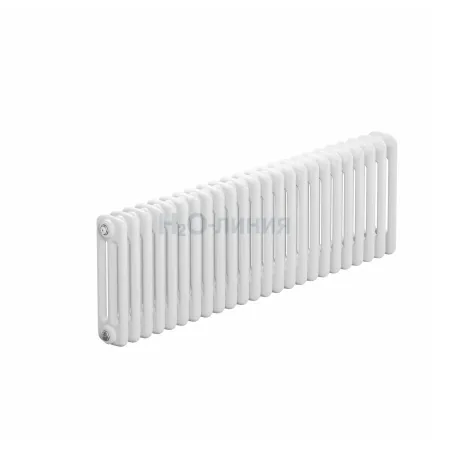 Стальной трубчатый радиатор отопления RIFAR TUBOG VENTIL 3037 24 секции БЕЛЫЙ нижнее одностороннее подключение, TUB 3037-24-DV1