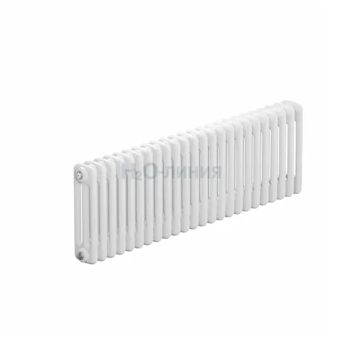 Стальной трубчатый радиатор отопления RIFAR TUBOG VENTIL 3037 24 секции БЕЛЫЙ нижнее одностороннее подключение, TUB 3037-24-DV1