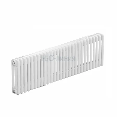 Стальной трубчатый радиатор отопления RIFAR TUBOG 3037 28 секций БЕЛЫЙ боковое подключение, TUB 3037-28