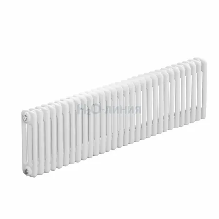 Стальной трубчатый радиатор отопления RIFAR TUBOG VENTIL 3037 30 секций БЕЛЫЙ нижнее одностороннее подключение, TUB 3037-30-DV1