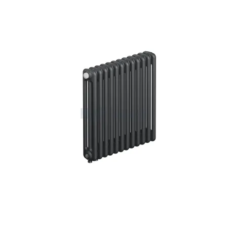 Стальной трубчатый радиатор отопления RIFAR TUBOG 3057 12 секций ТИТАН нижнее подключение, TUB 3057-12-DV1-TI