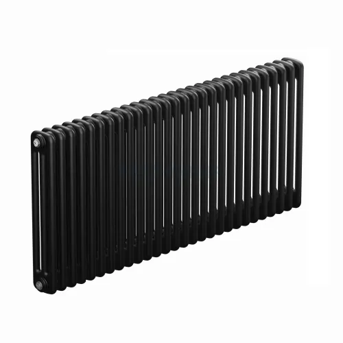 Стальной трубчатый радиатор отопления RIFAR TUBOG 3057 28 секций АНТРАЦИТ боковое подключение, TUB 3057-28-AN