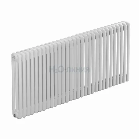 Стальной трубчатый радиатор отопления RIFAR TUBOG VENTIL 3057 30 секций БЕЛЫЙ нижнее одностороннее подключение, TUB 3057-30-DV1