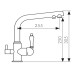 31144 Смеситель KAISER Vincent для кухни с подачей фильтрованной воды