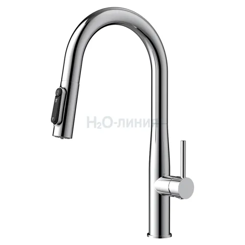 43344 Смеситель KAISER Vita для кухни с подачей фильтрованной воды и выдвижной лейкой