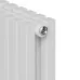 Дизайн-радиатор Royal Thermo Shift Q30 C2050 - 16 секц. RAL9016, Q30-C2050.16.9016