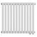 Дизайн-радиатор Royal Thermo Shift Q30 VC2050 - 12 секц. RAL9016, Q30-VC2050.12.9016
