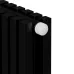 Дизайн-радиатор Royal Thermo Shift Q30 VC2180 - 12 секц. RAL9005m, Q30-VC2180.12.9005m