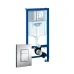 Инсталляция для унитаза GROHE Rapid SL 38772001, 3 в 1 с кнопкой смыва
