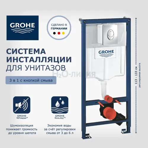 Инсталляция для унитаза GROHE 1146