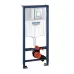 Инсталляция для унитаза Grohe Rapid SL 38772001 с прямоугольной хромированной кнопкой