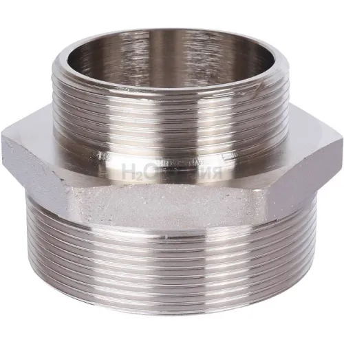 Ниппель НН STOUT переходной никелированный 2 1/2X2