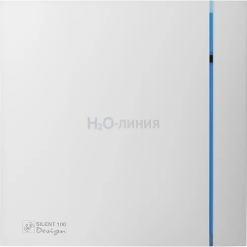 Вытяжной вентилятор Soler & Palau SILENT-100 CZ DESIGN, белый 8 Вт