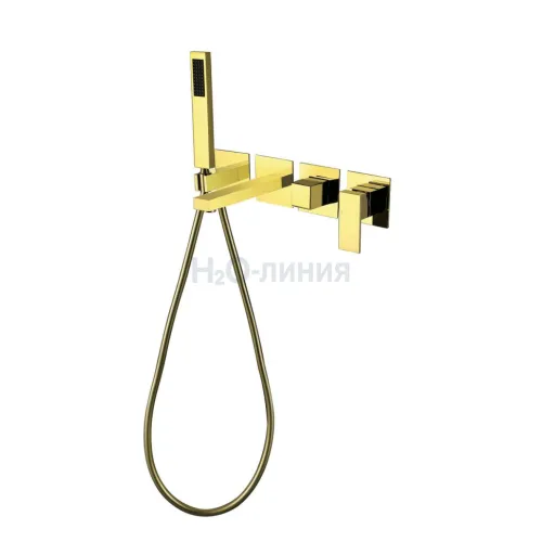 Смеситель для ванны скрытого монтажа Grocenberg GB5060GO  с Картриджем Kerox (Венгрия)